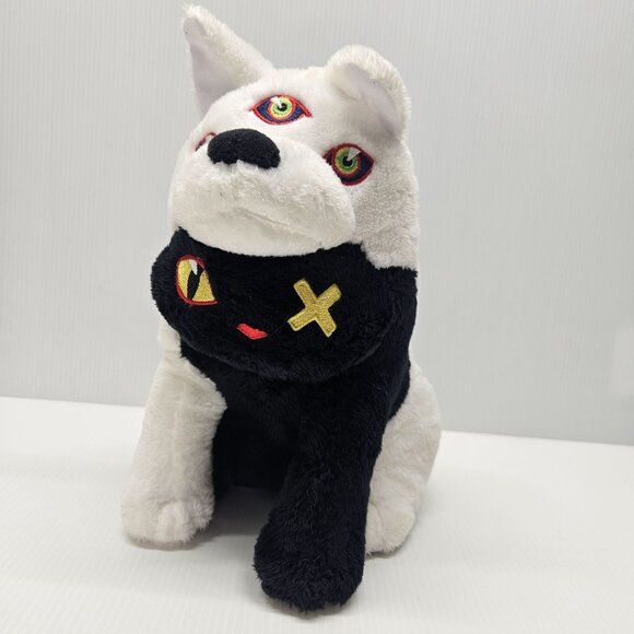 MEOW WOLF Cat Wolf Twisted Multiverse Plush Black White Stuffed Toy With Tags - Picture 5 of 5
